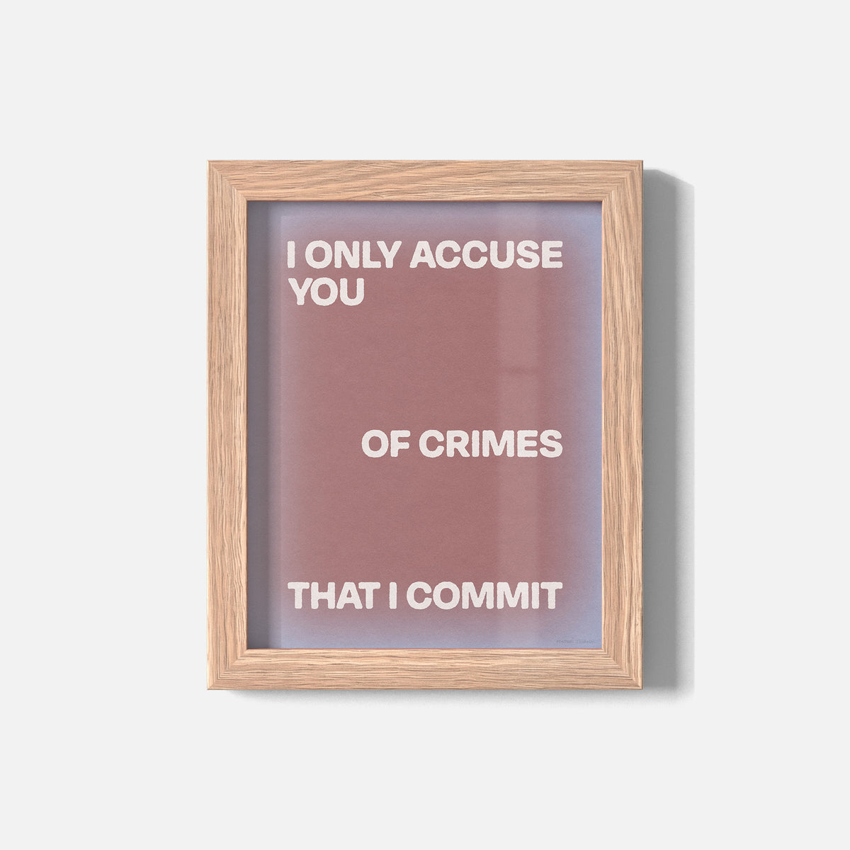CRIMES PRINT