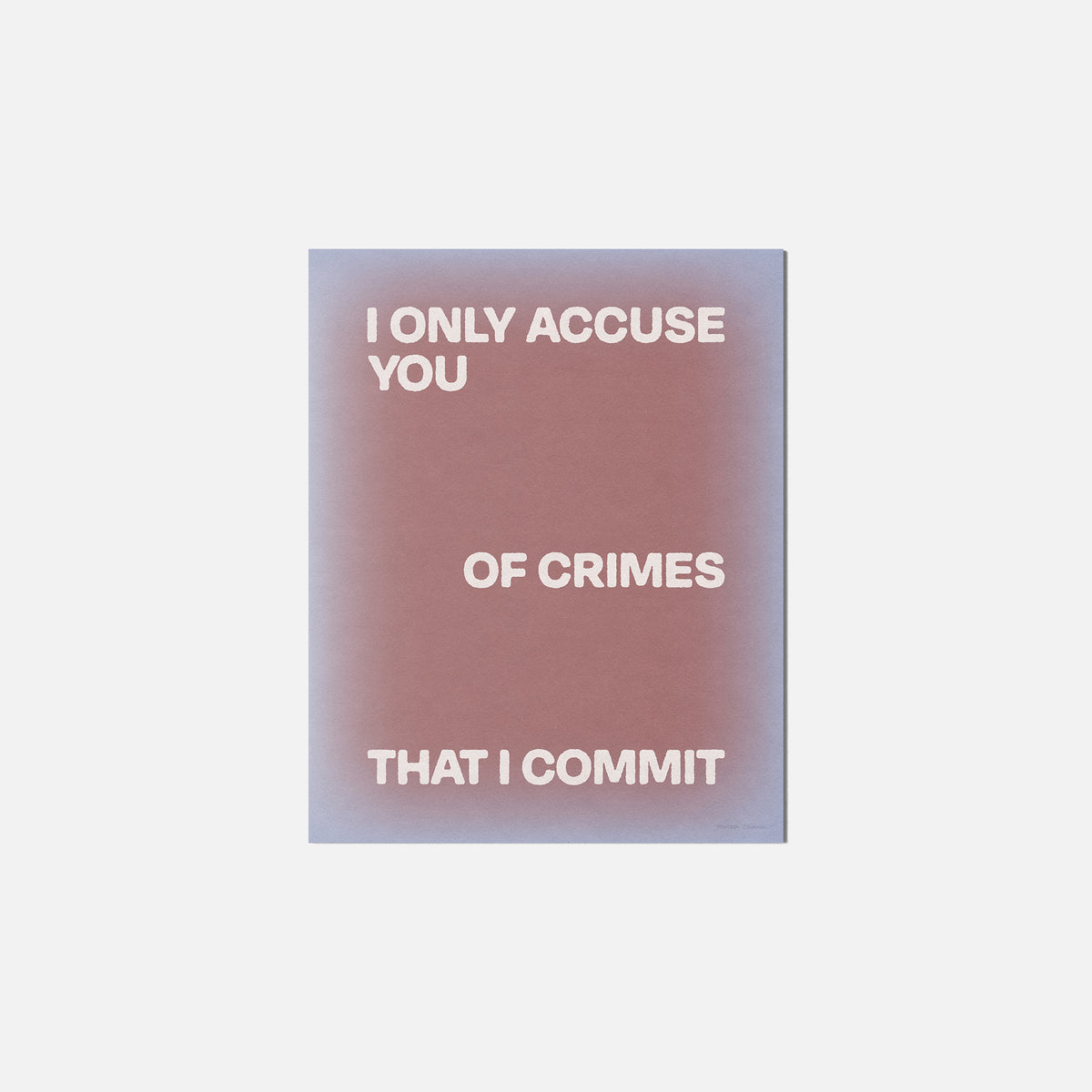 CRIMES PRINT