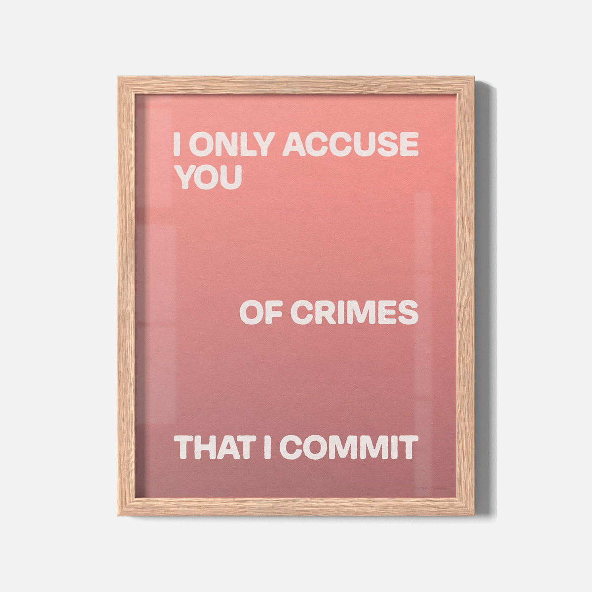 CRIMES PRINT