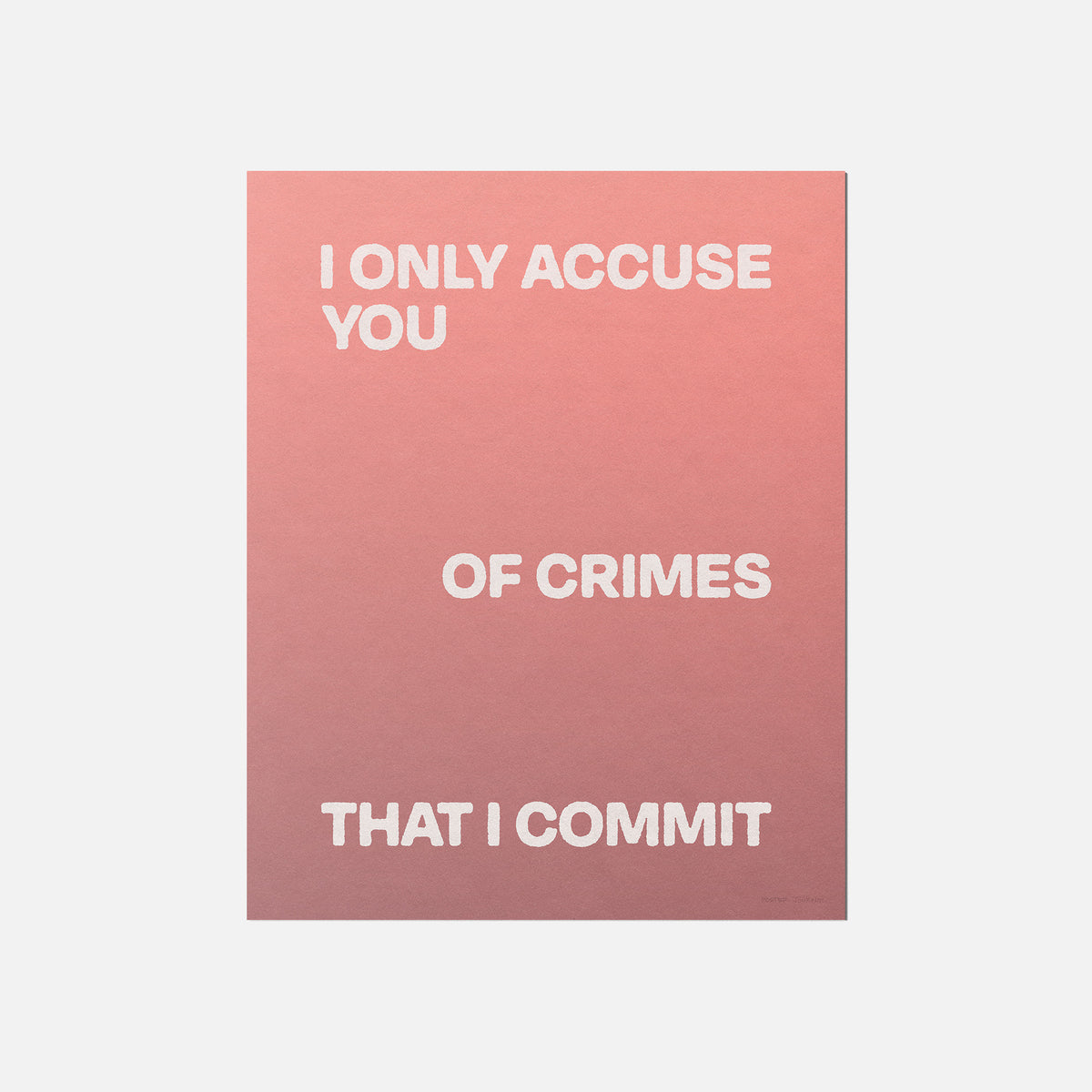 CRIMES PRINT