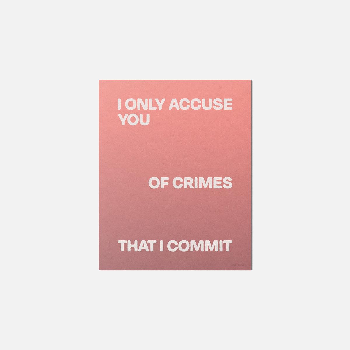CRIMES PRINT