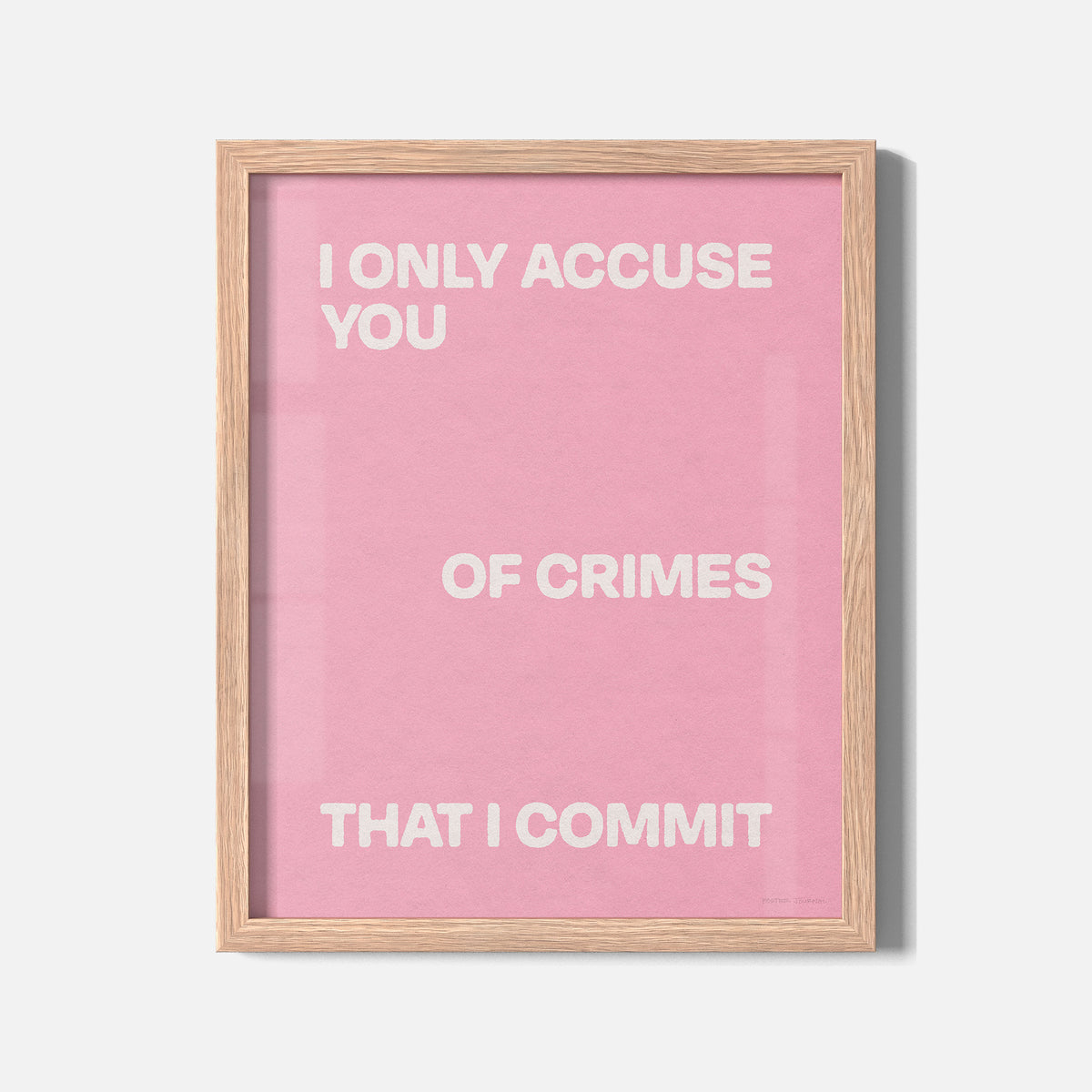CRIMES PRINT