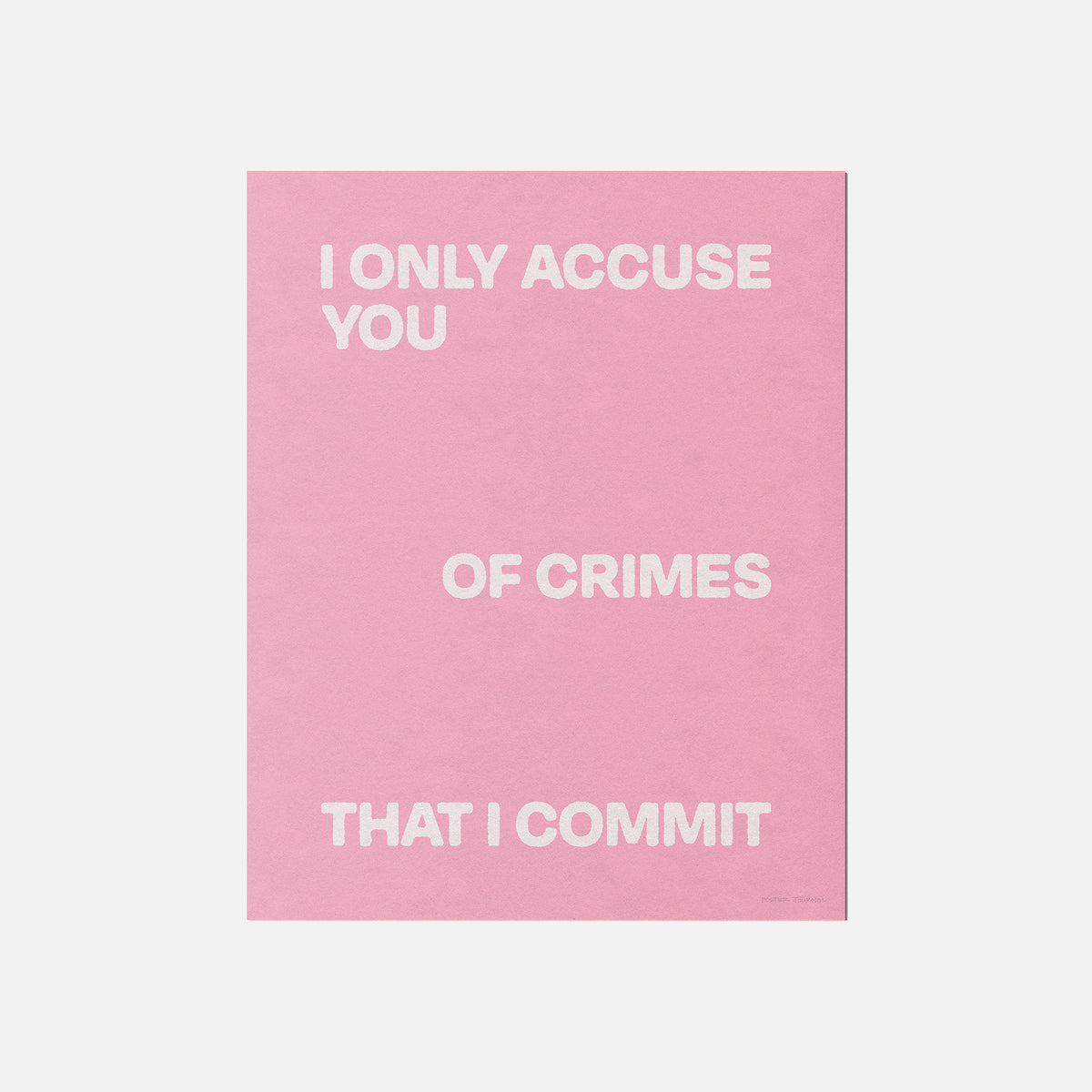 CRIMES PRINT
