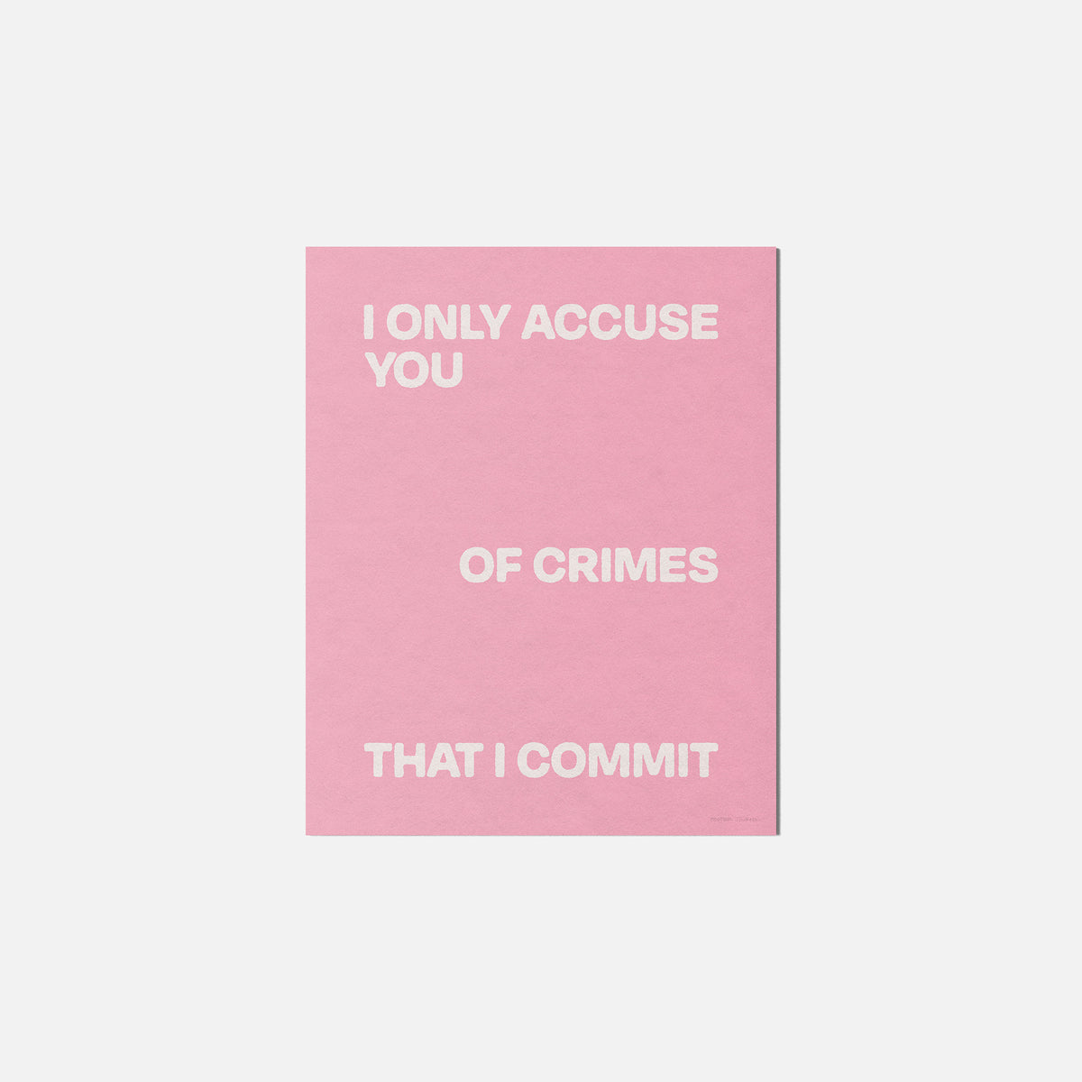 CRIMES PRINT