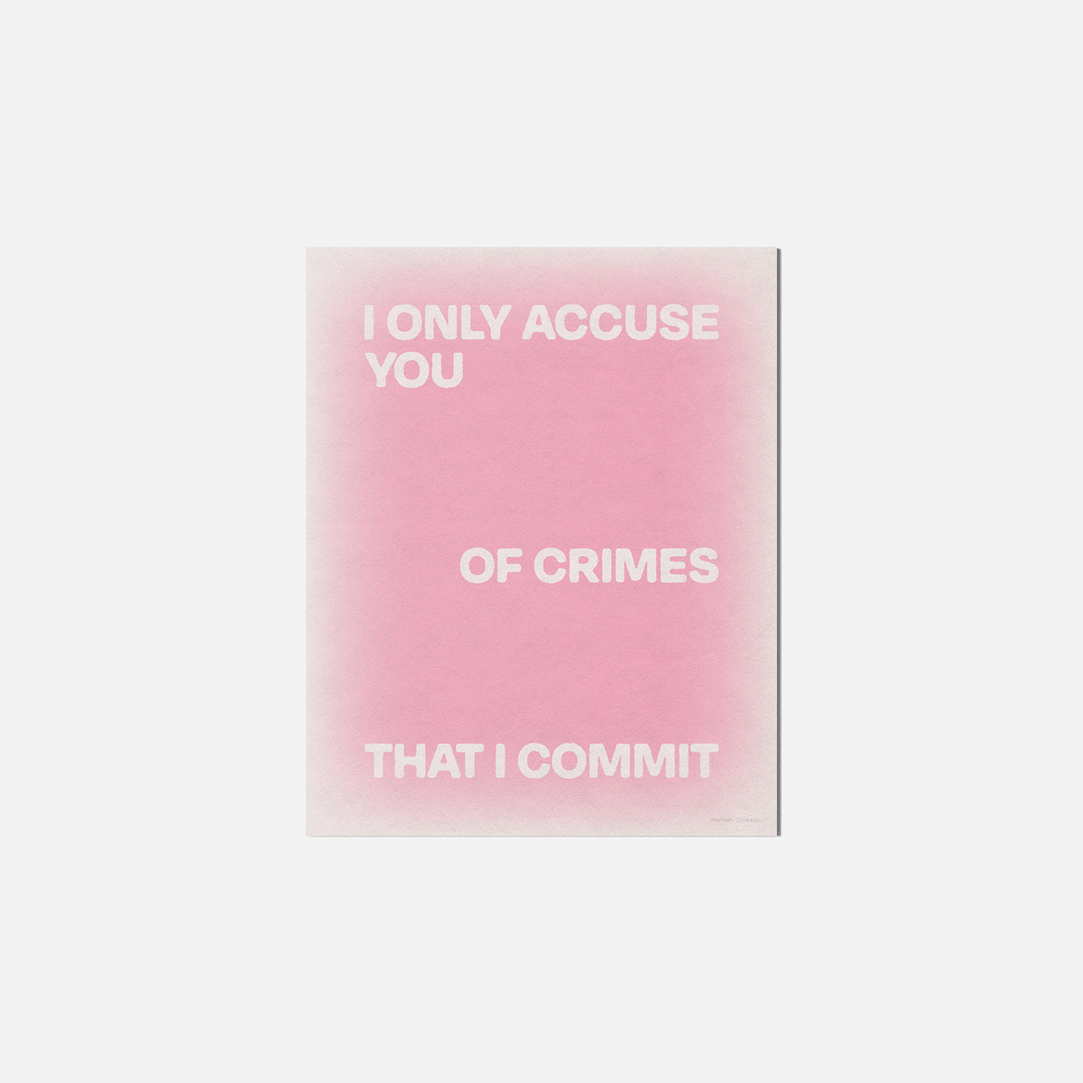 CRIMES PRINT