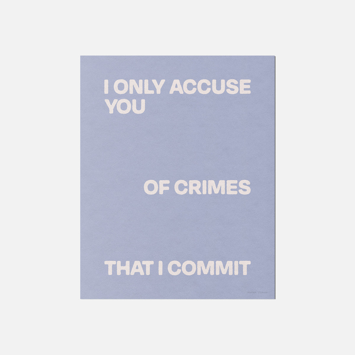 CRIMES PRINT