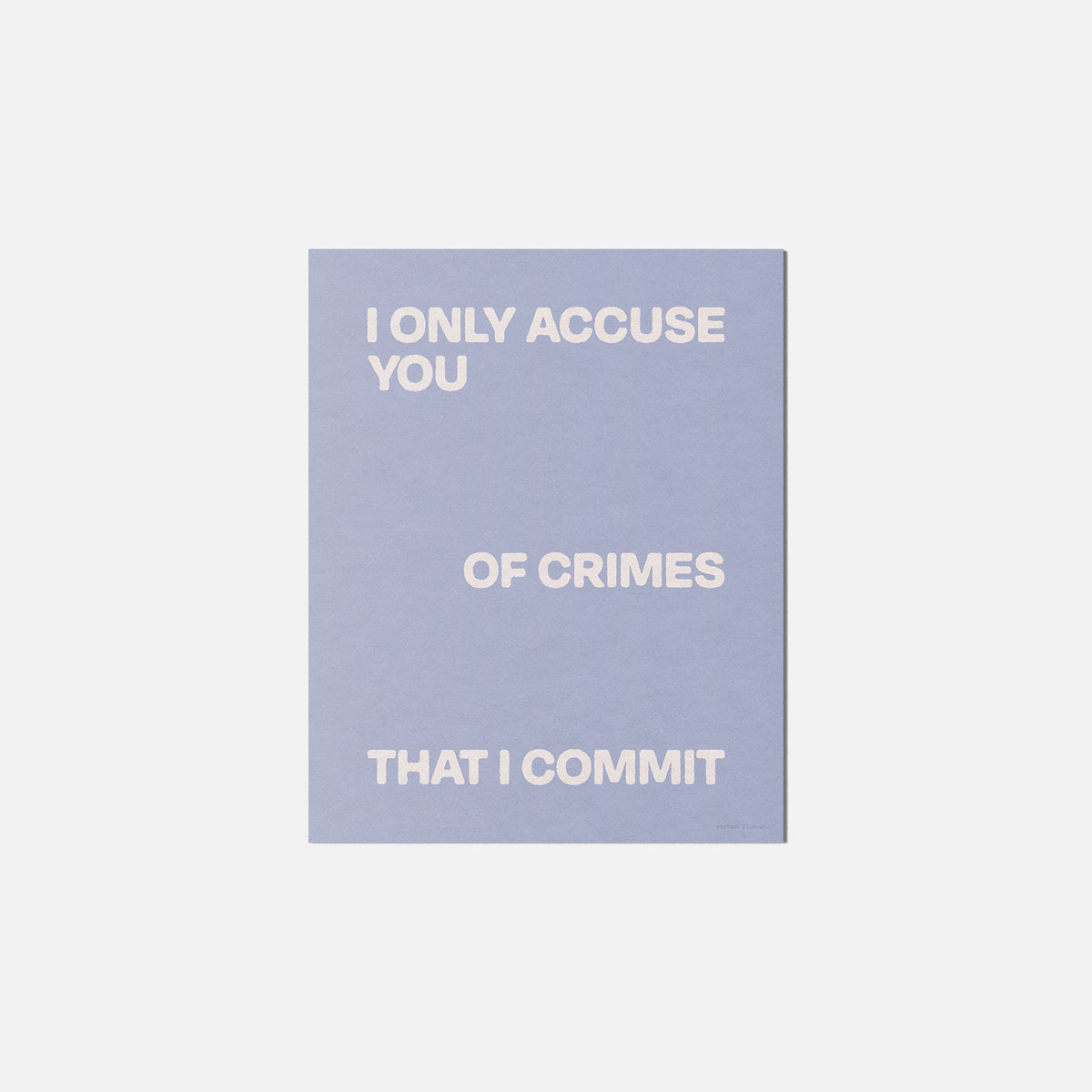 CRIMES PRINT