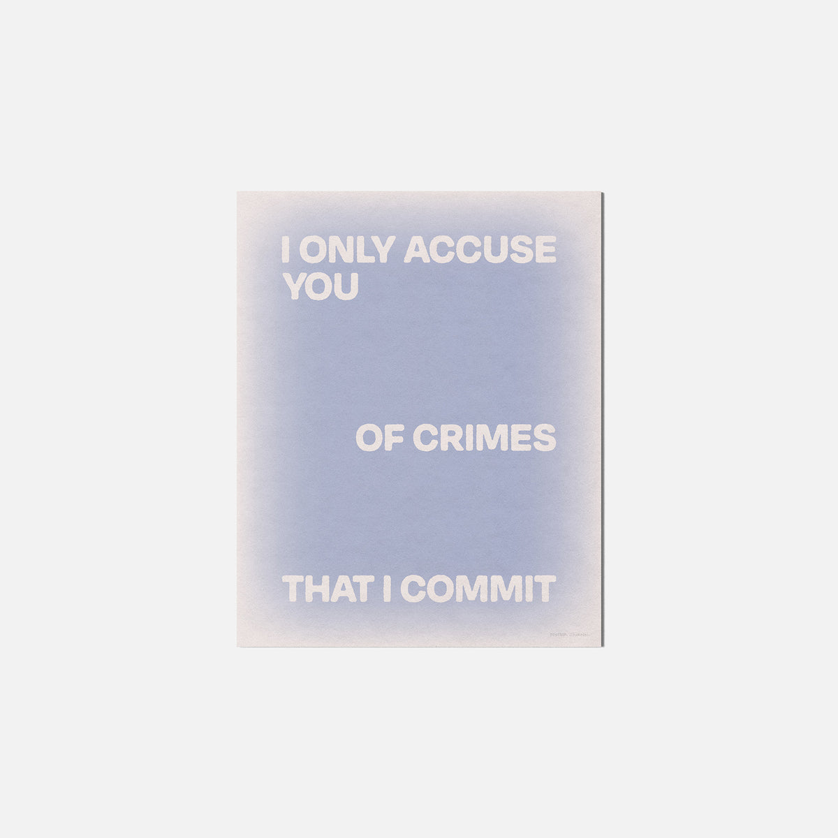 CRIMES PRINT