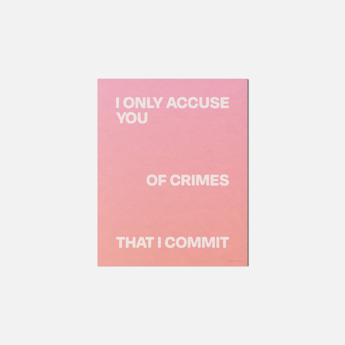 CRIMES PRINT