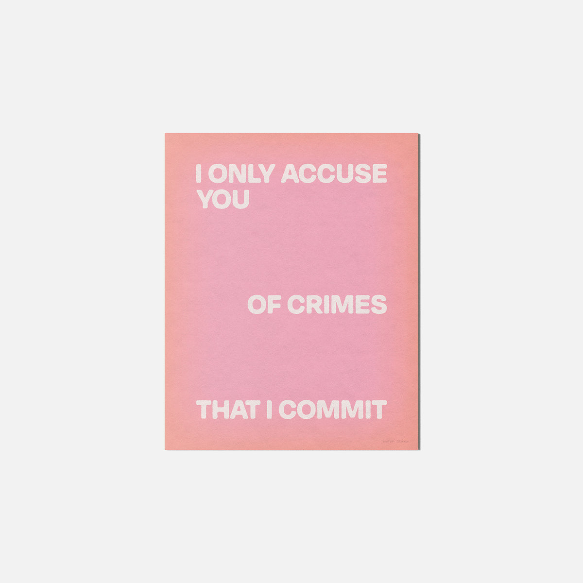 CRIMES PRINT
