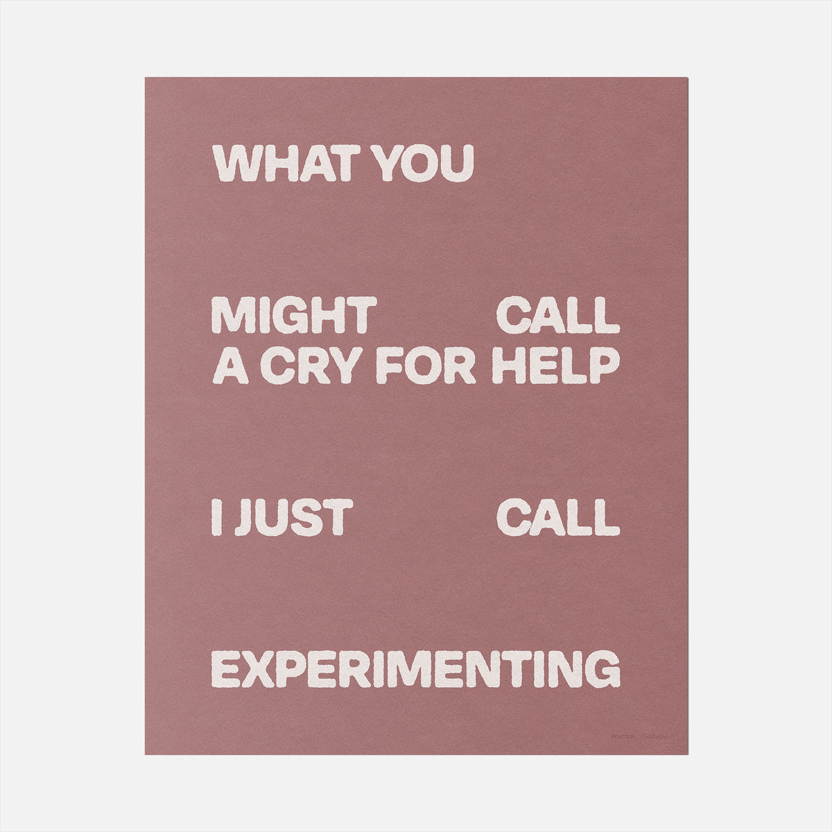 CRY PRINT