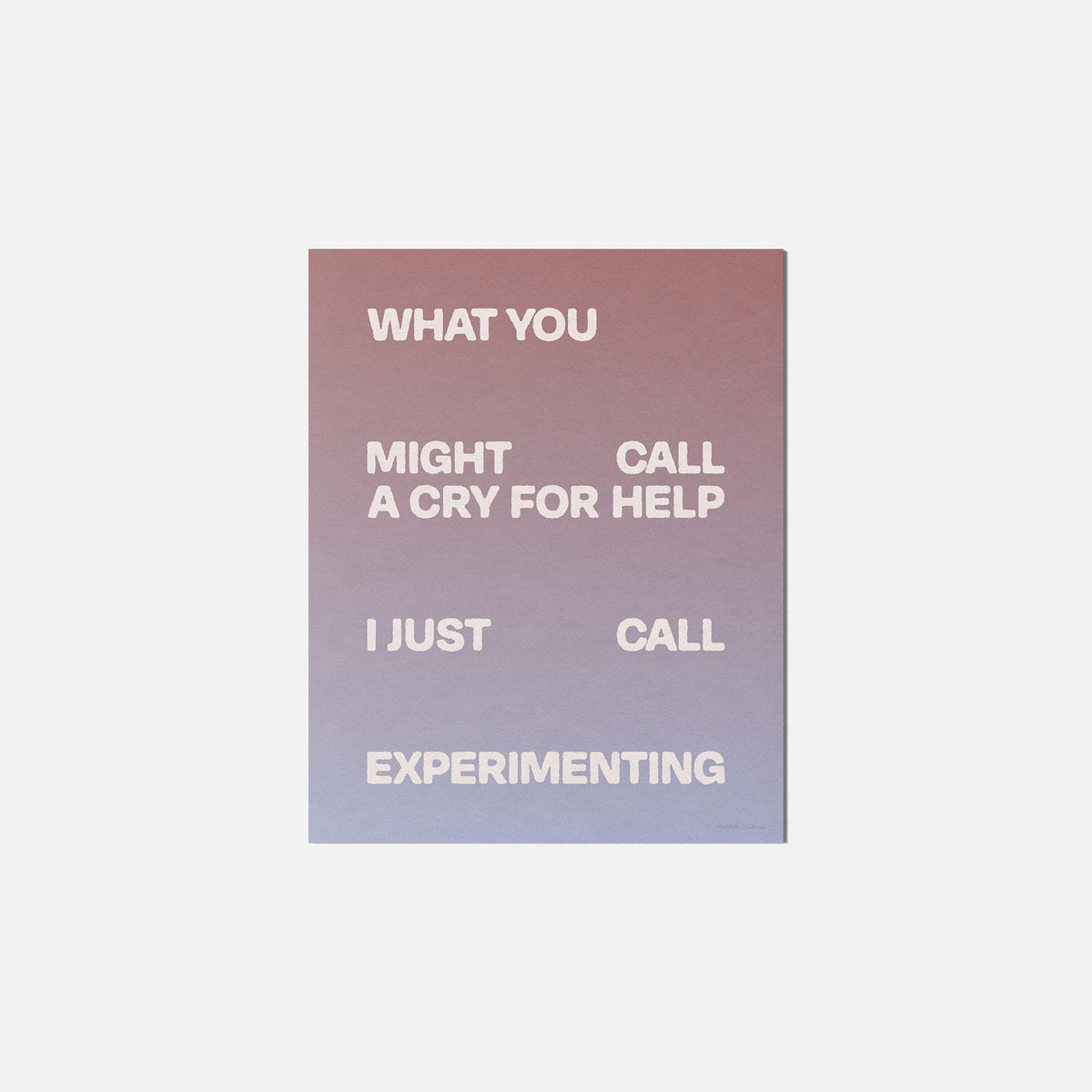 CRY PRINT