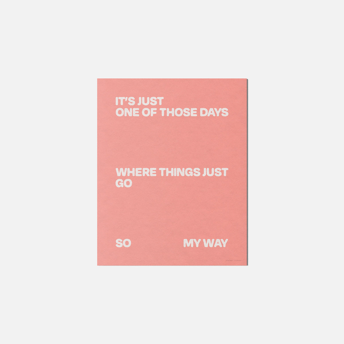DAYS PRINT