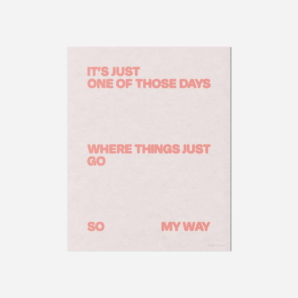 DAYS PRINT