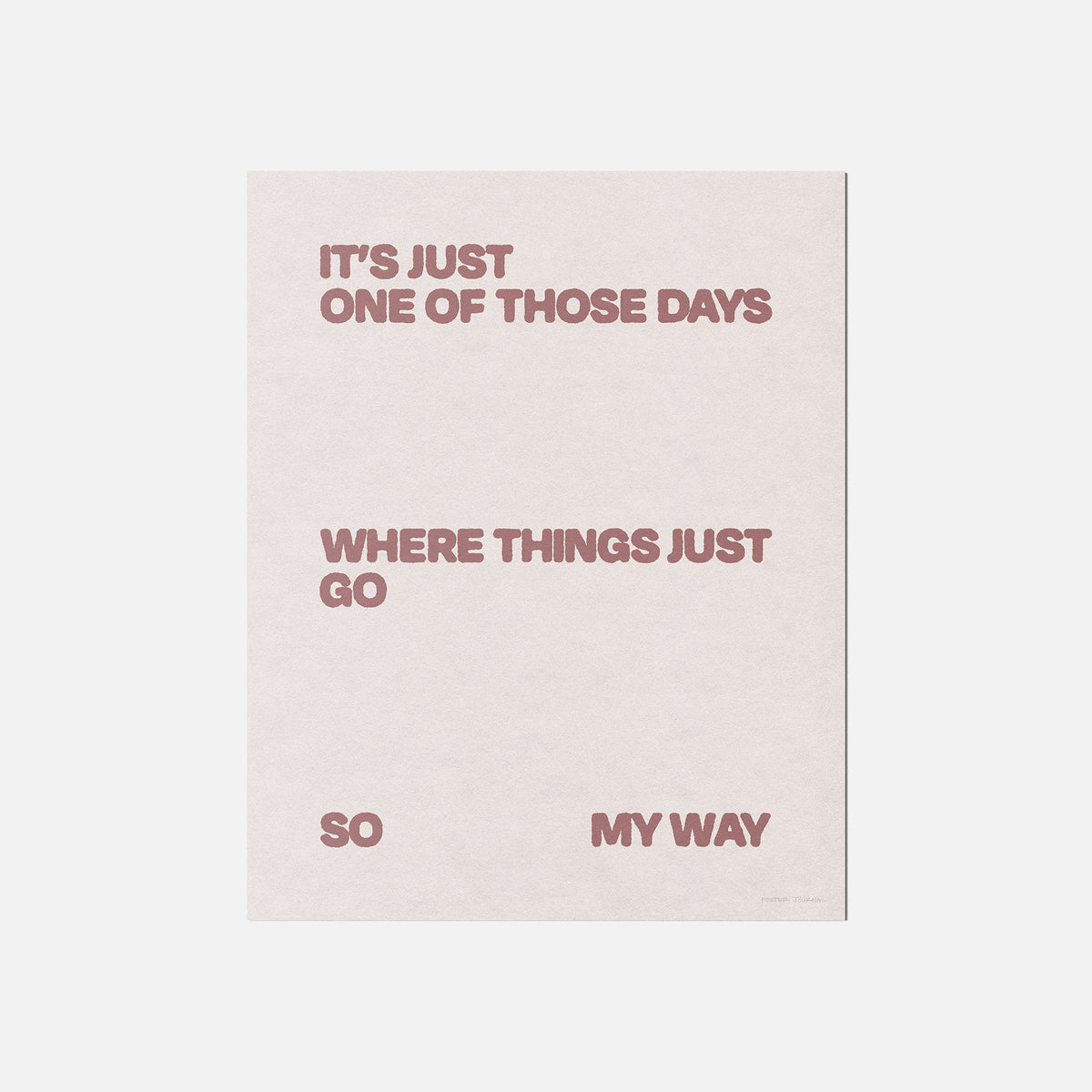 DAYS PRINT