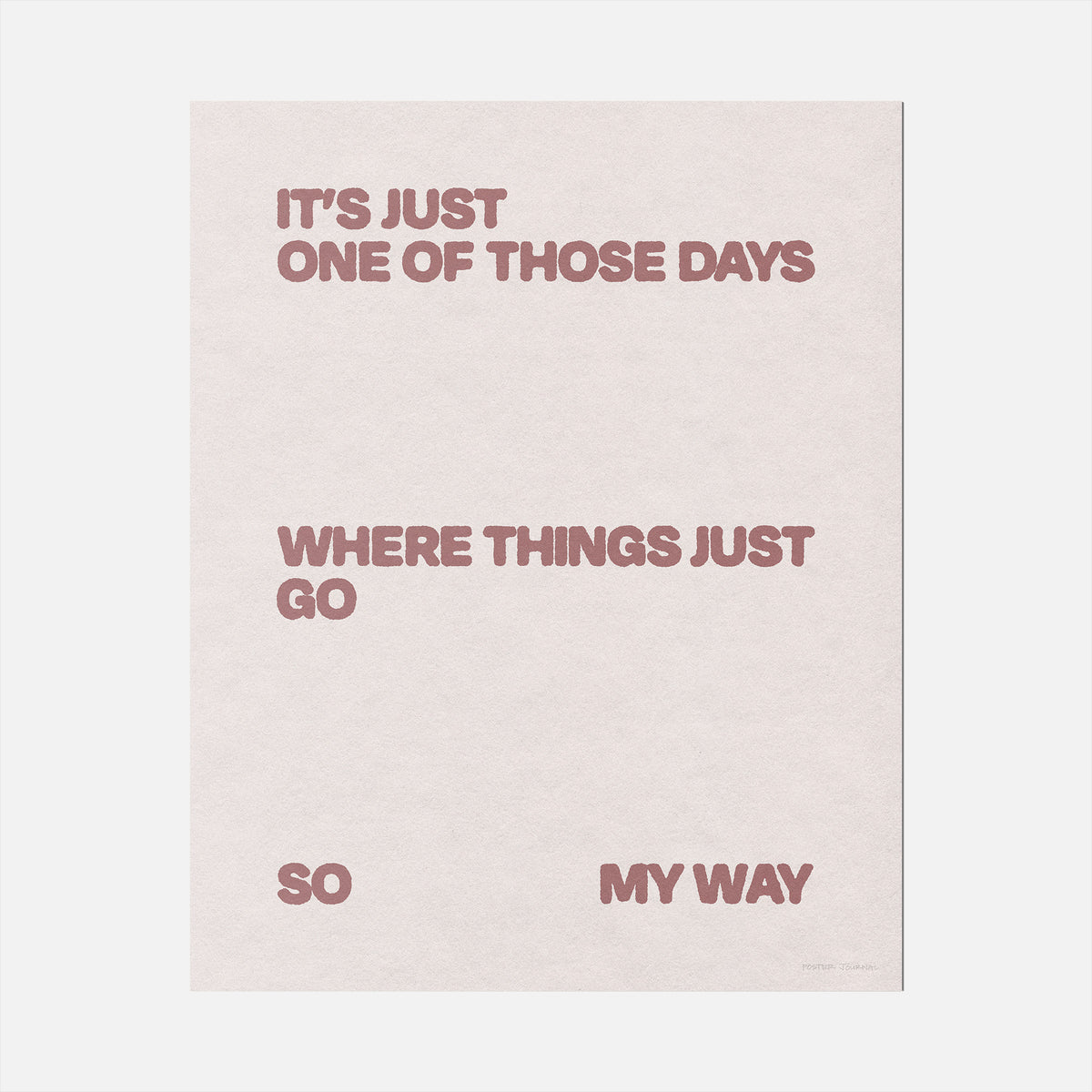 DAYS PRINT