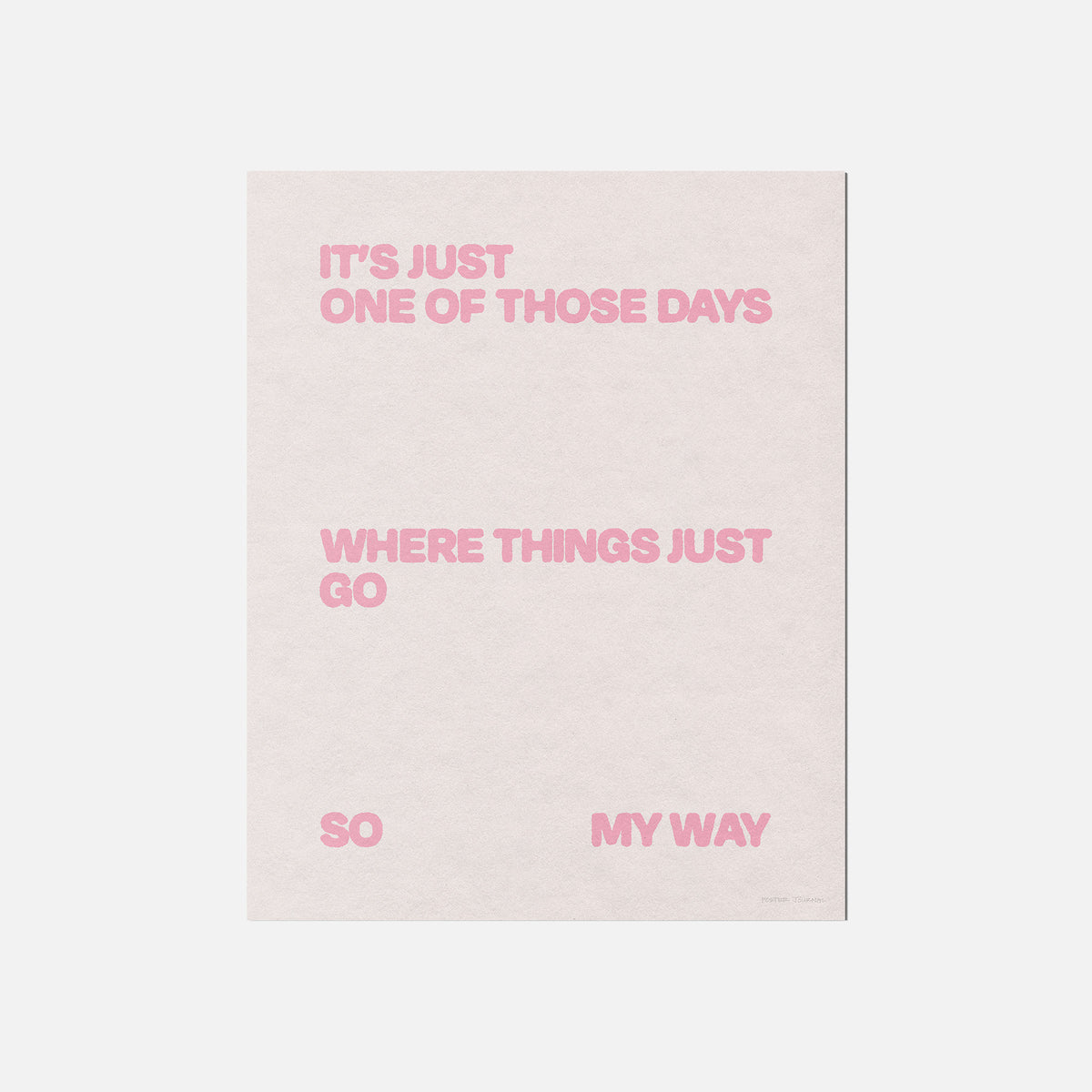 DAYS PRINT