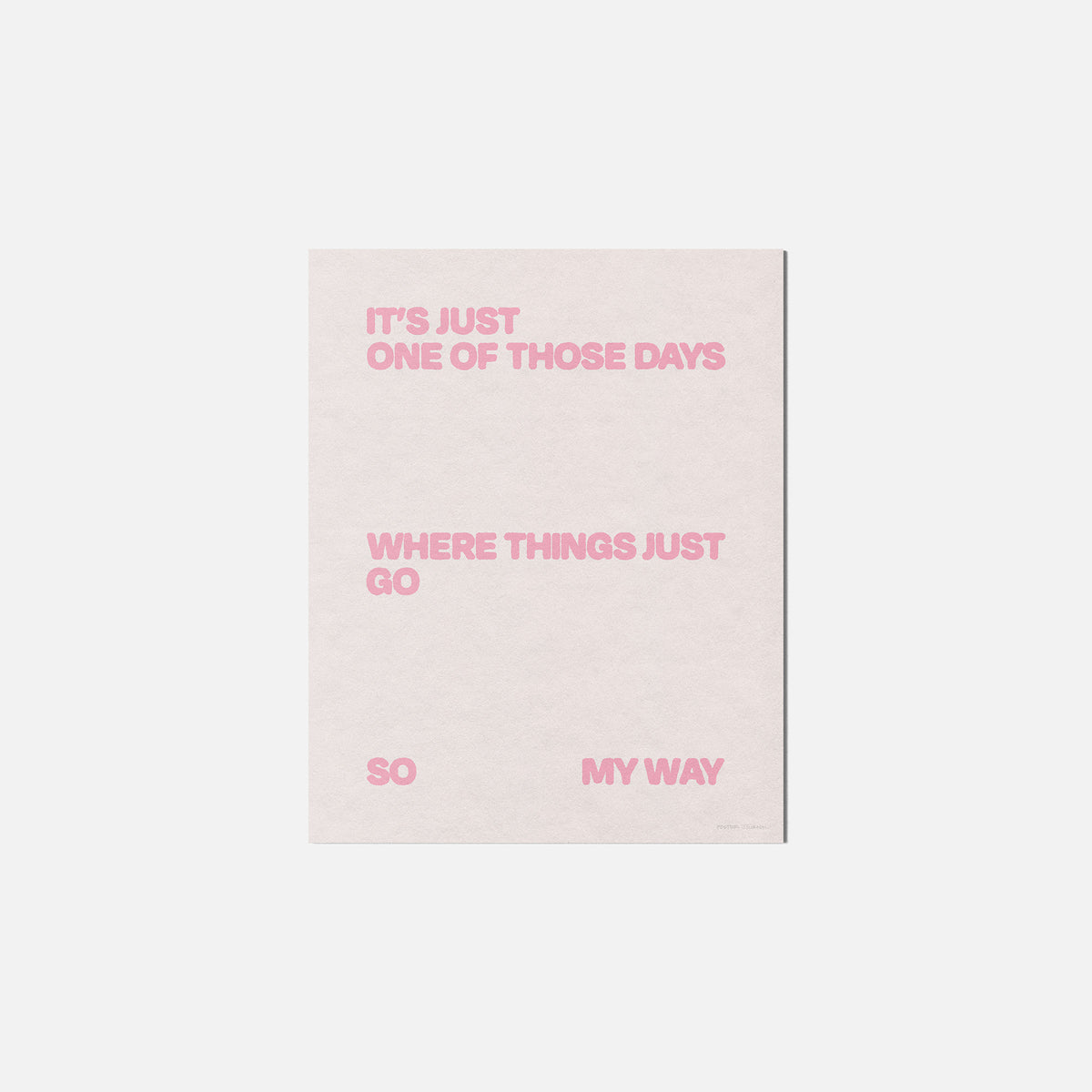 DAYS PRINT