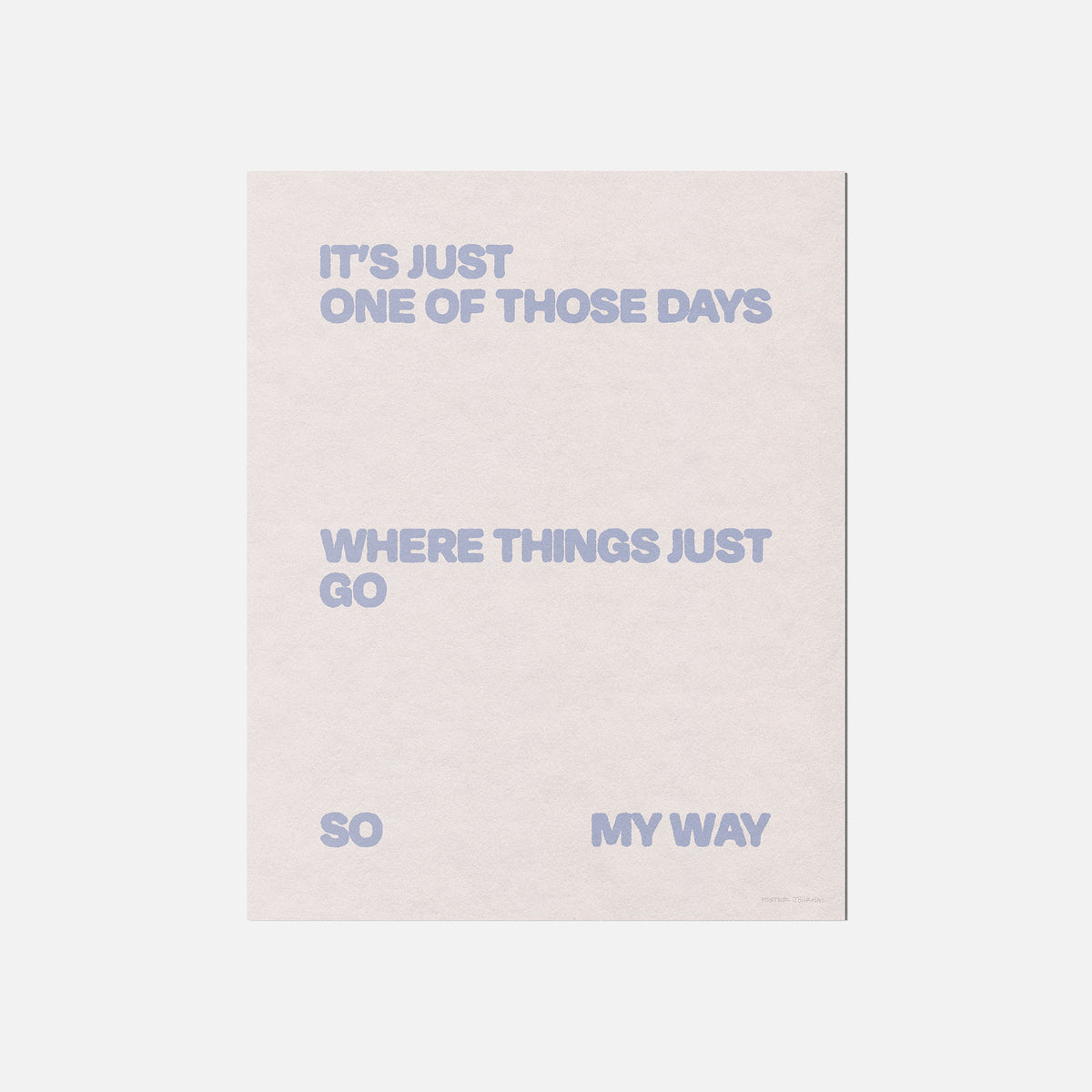 DAYS PRINT