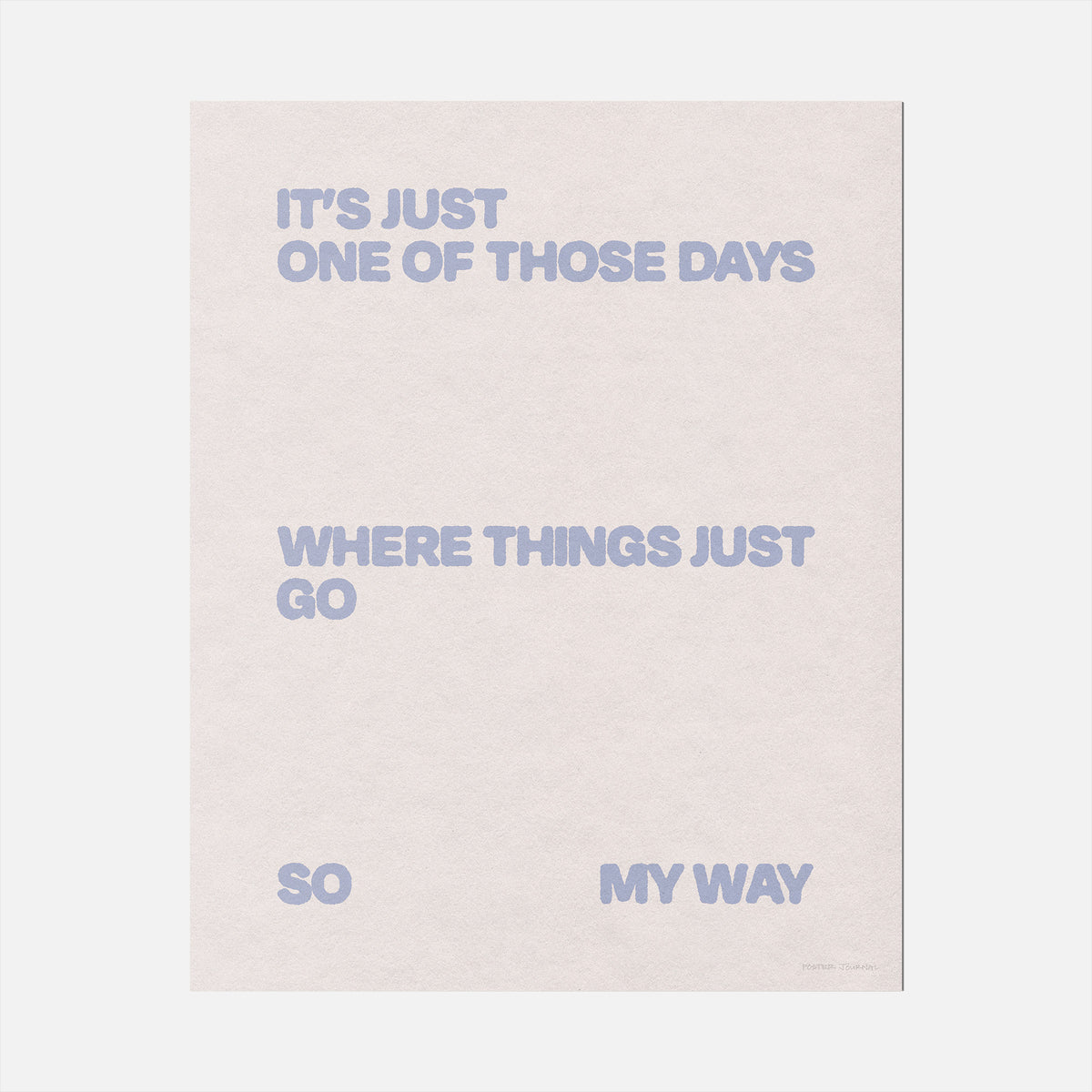 DAYS PRINT