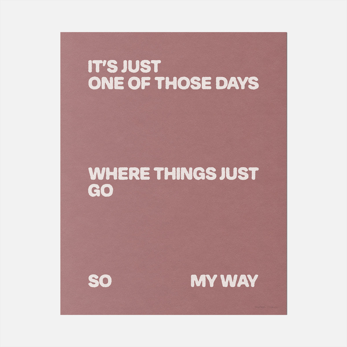 DAYS PRINT