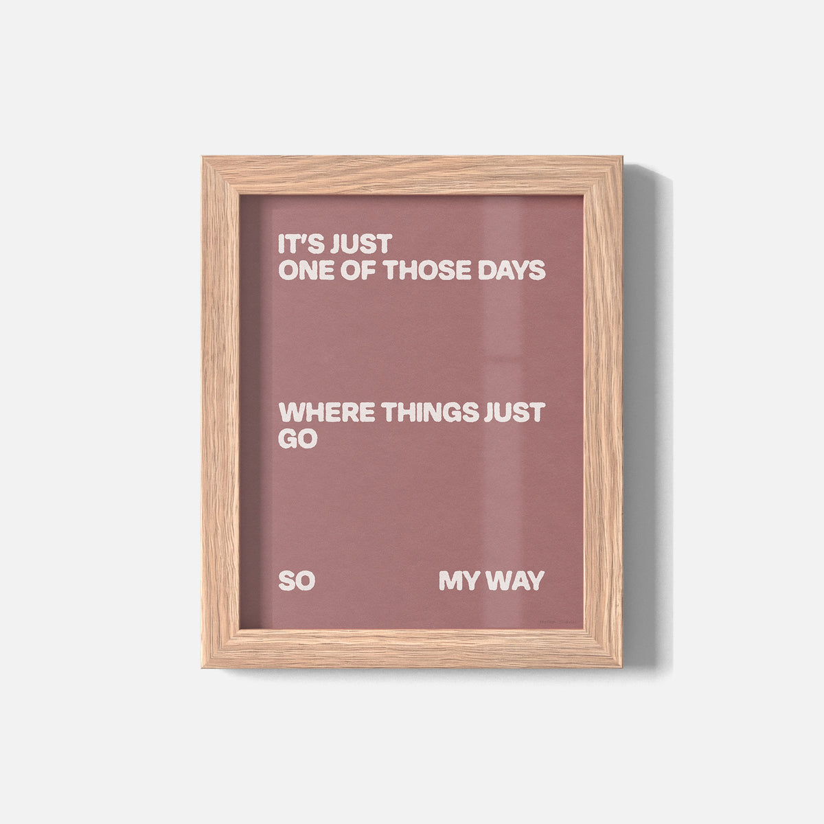 DAYS PRINT