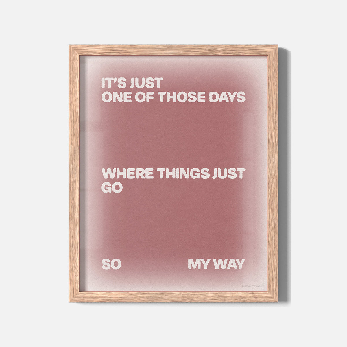 DAYS PRINT