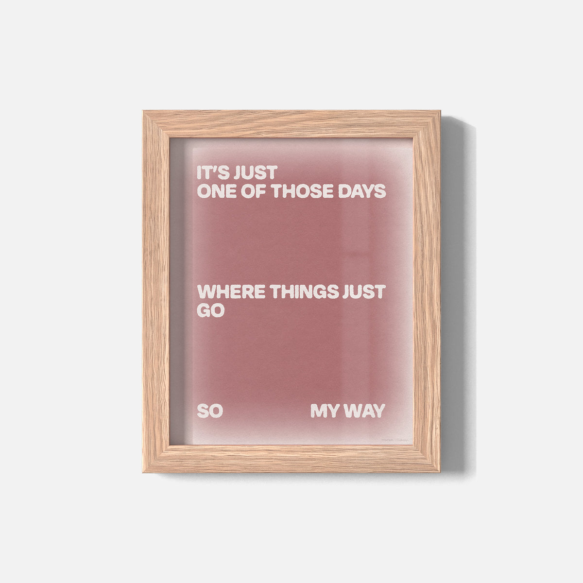 DAYS PRINT