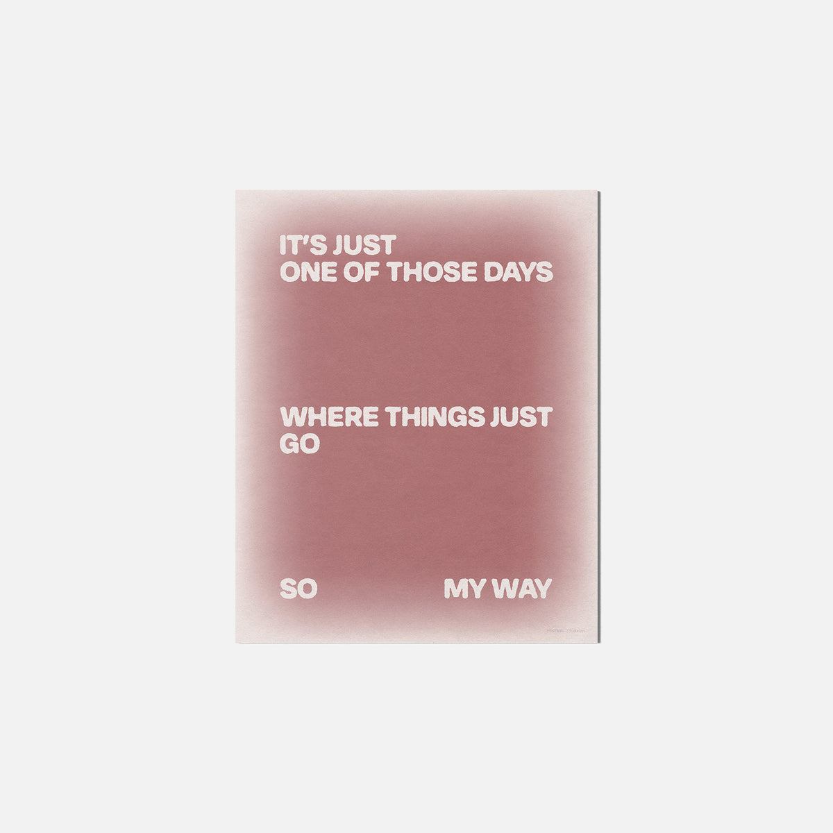 DAYS PRINT