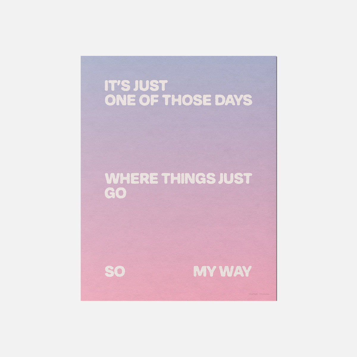 DAYS PRINT