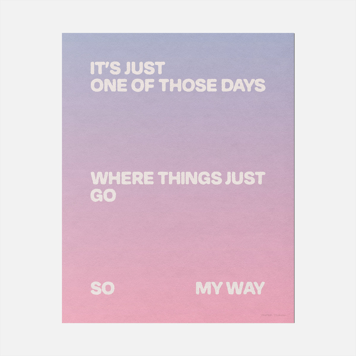 DAYS PRINT