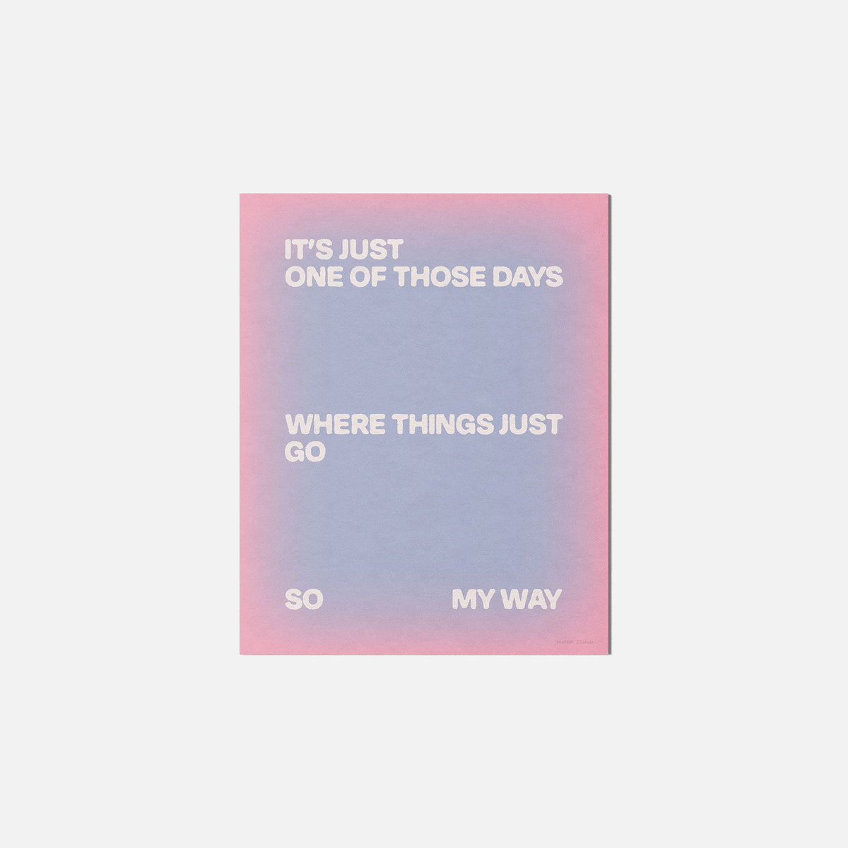 DAYS PRINT