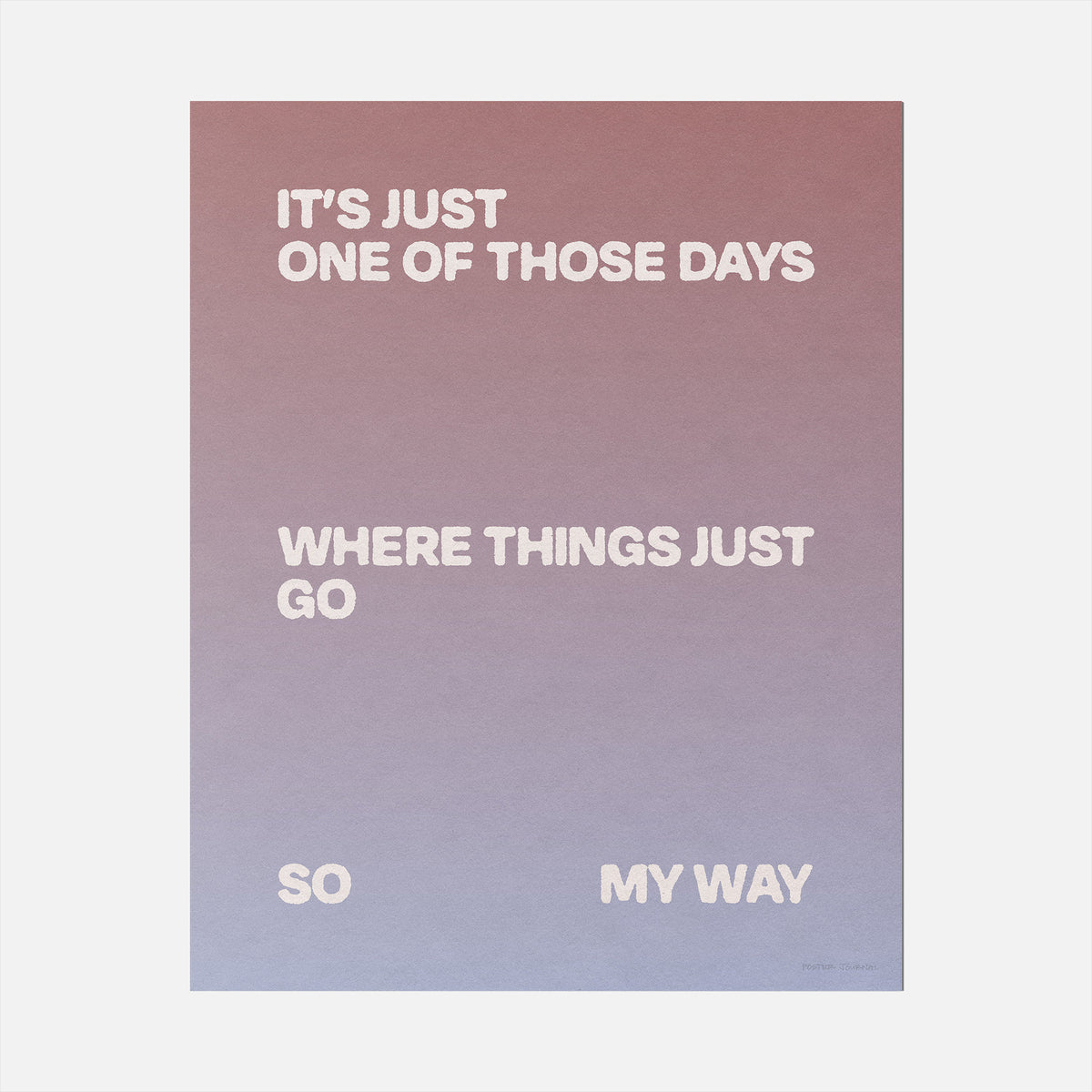 DAYS PRINT