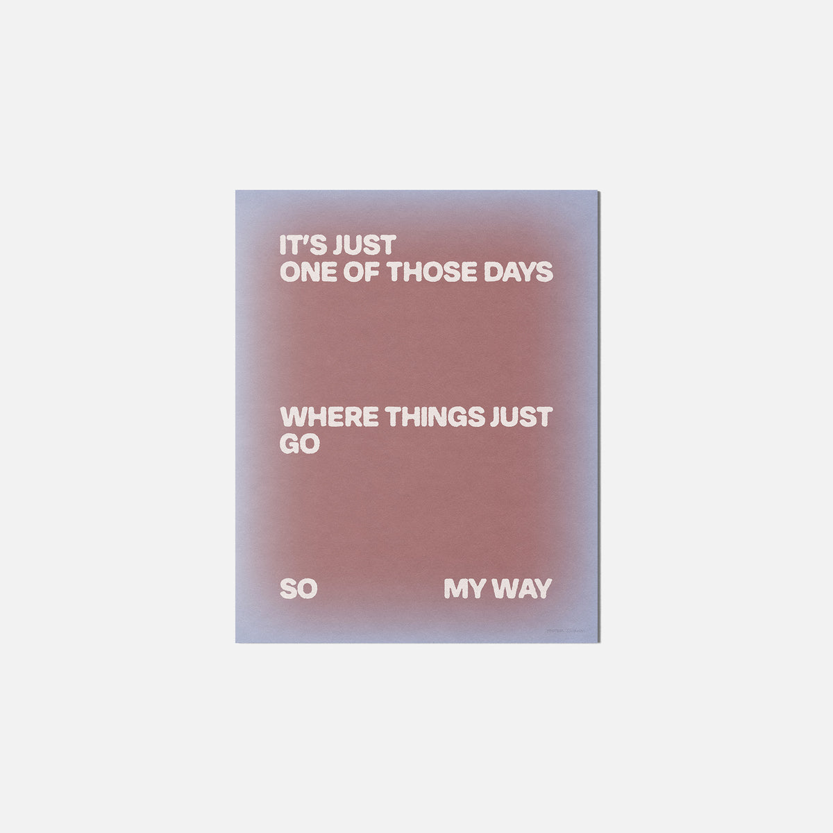 DAYS PRINT