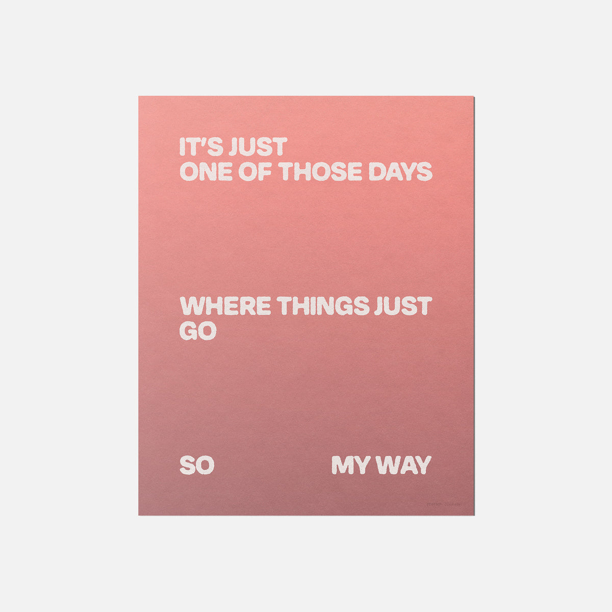 DAYS PRINT