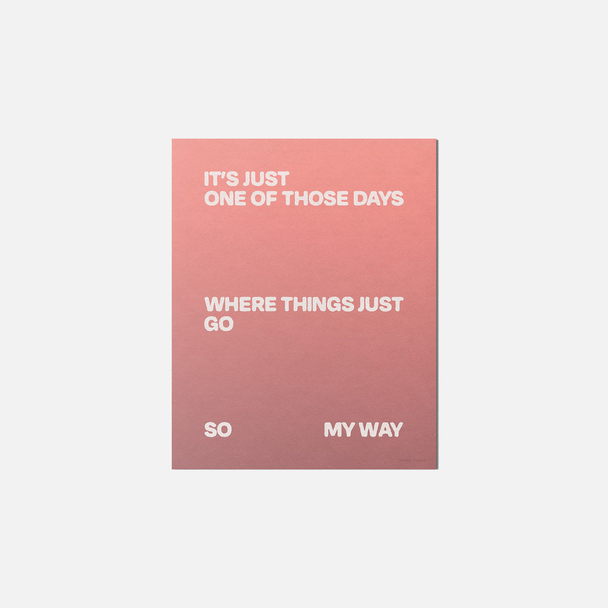DAYS PRINT