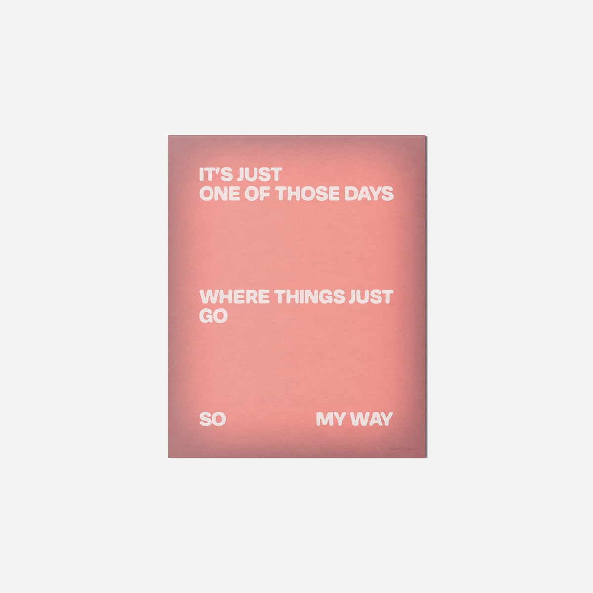 DAYS PRINT