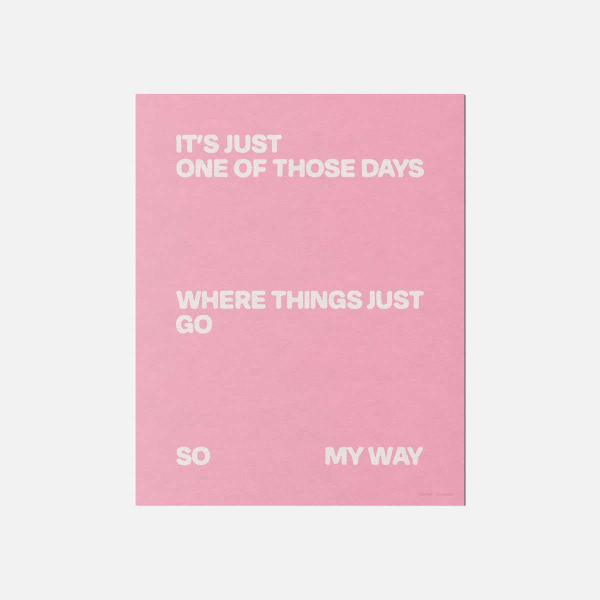 DAYS PRINT
