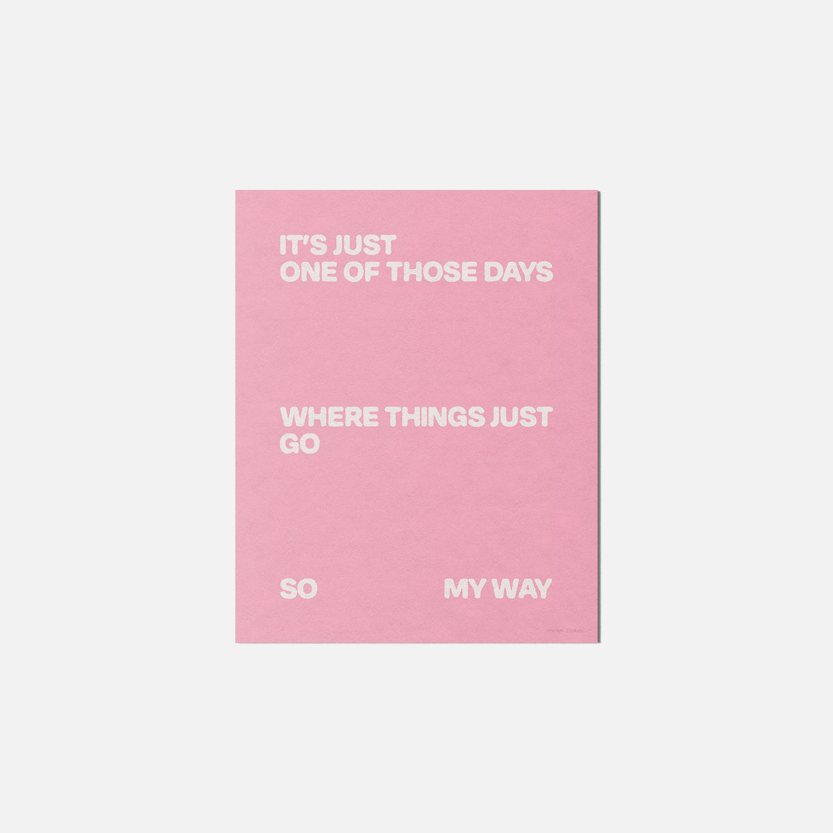 DAYS PRINT