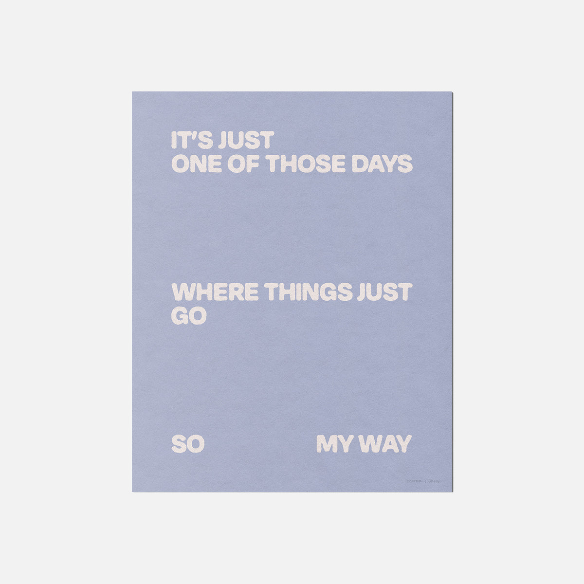 DAYS PRINT