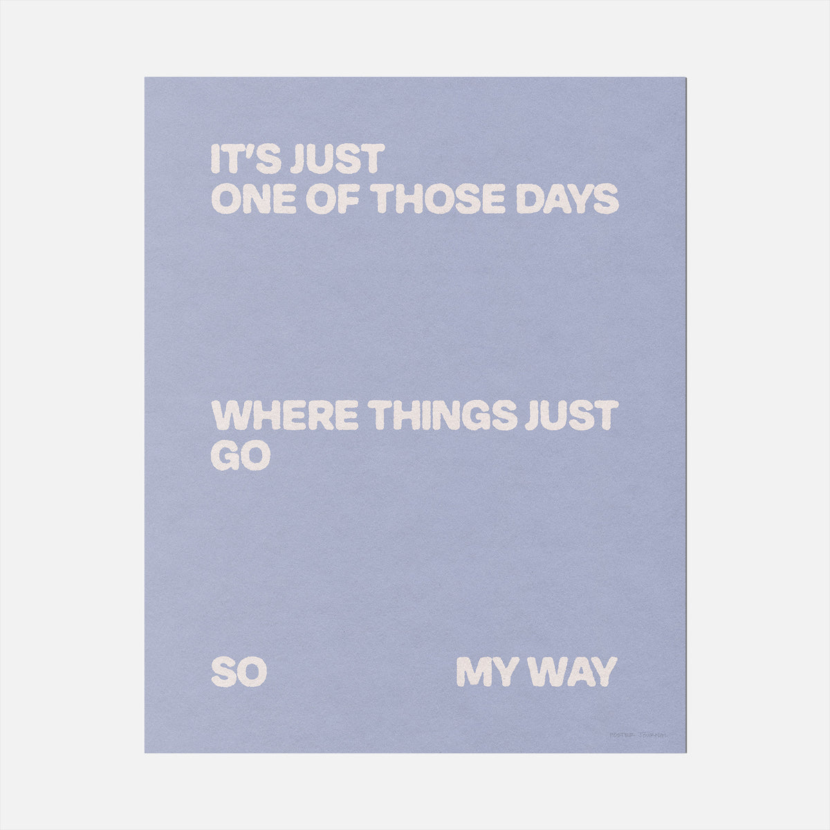 DAYS PRINT