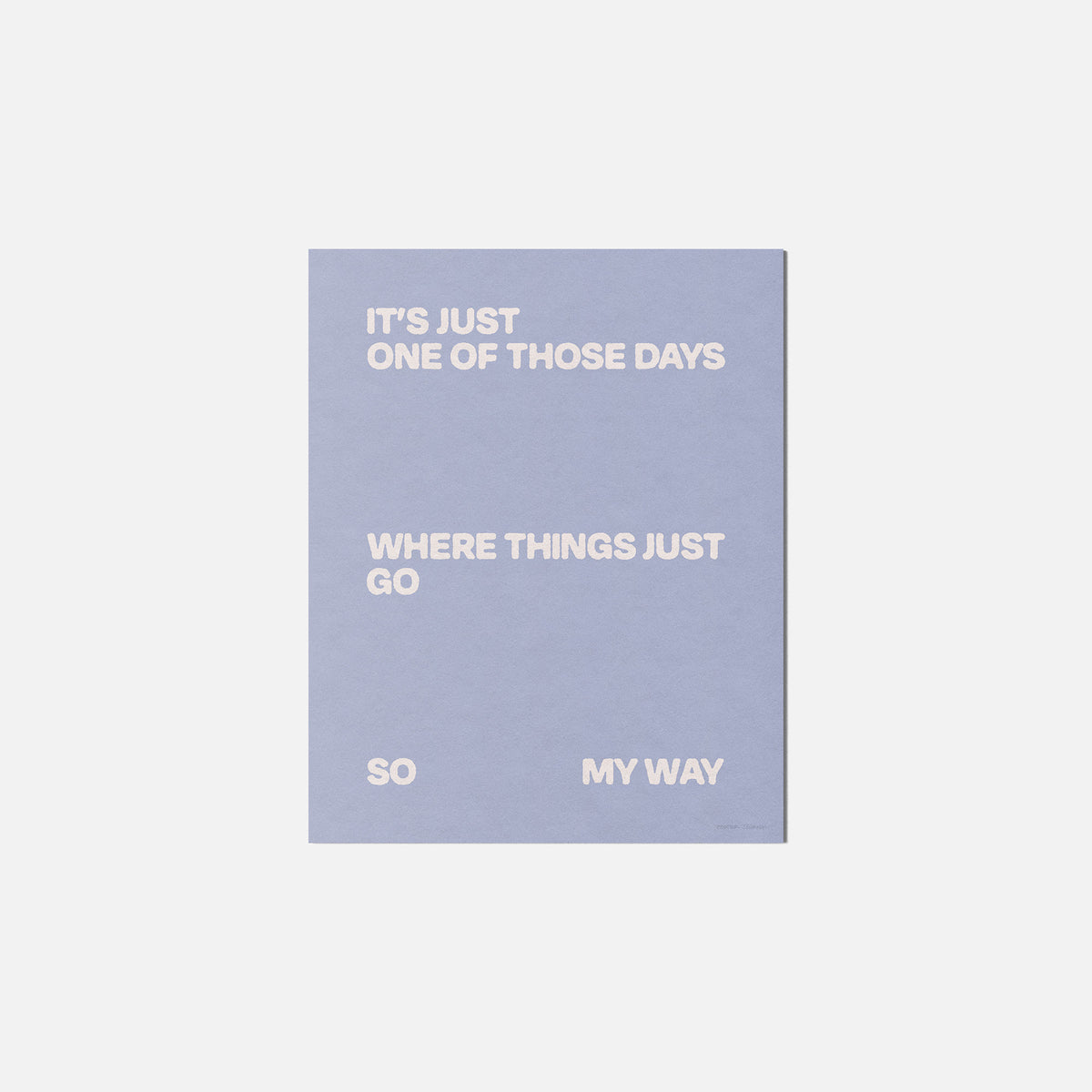 DAYS PRINT