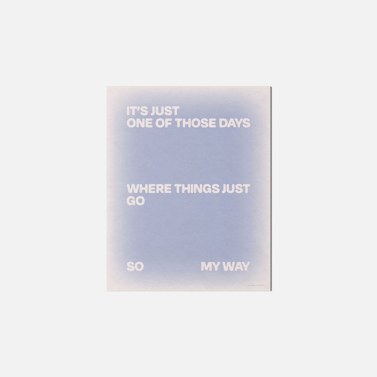 DAYS PRINT