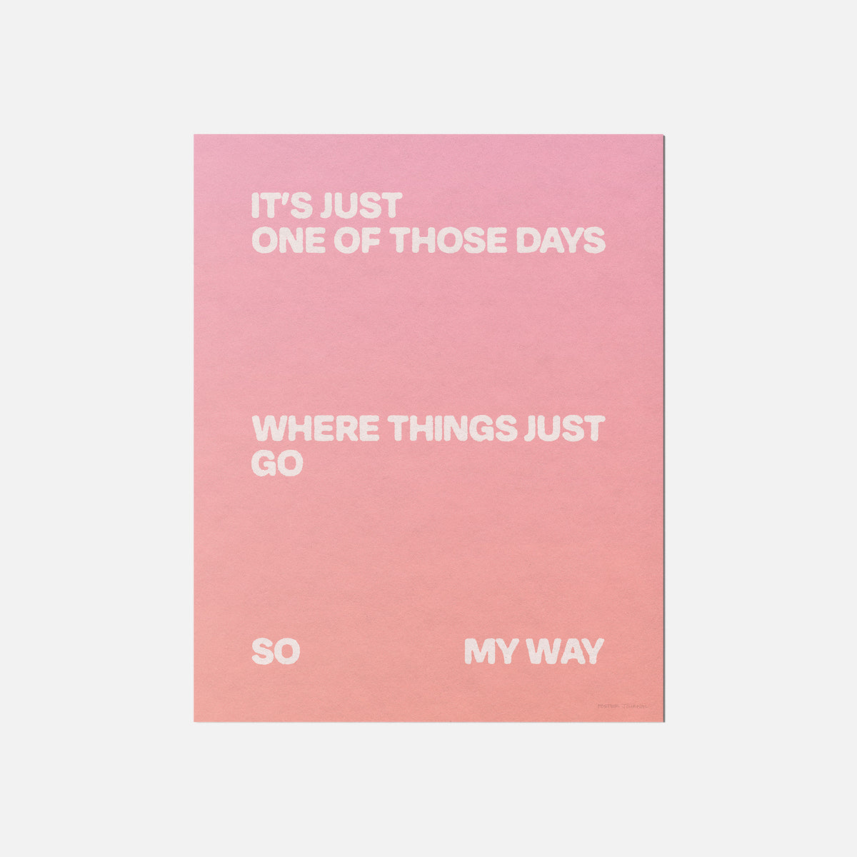 DAYS PRINT