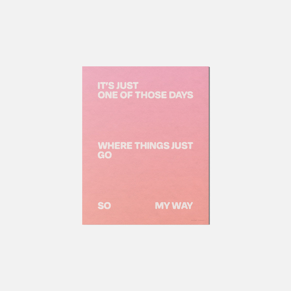 DAYS PRINT