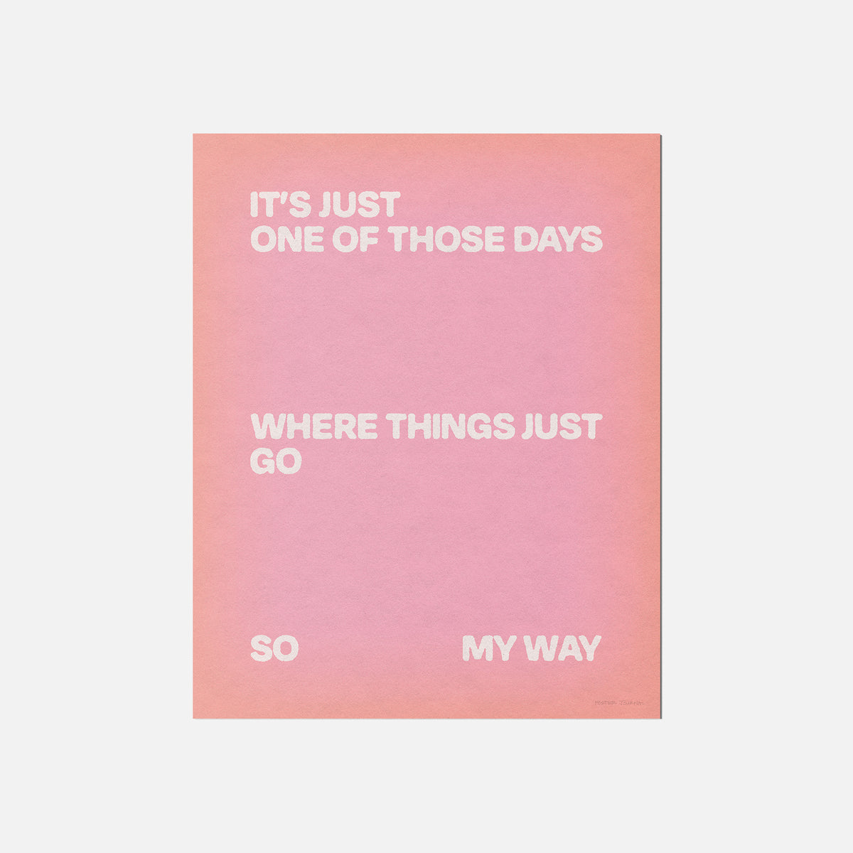 DAYS PRINT
