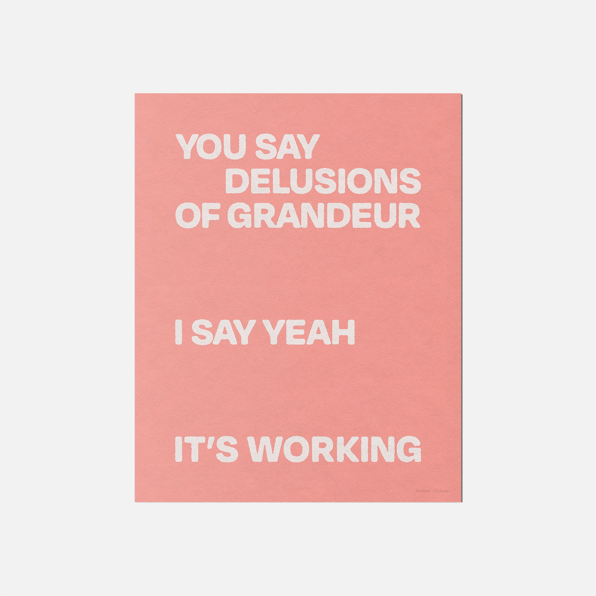 DELUSIONS PRINT