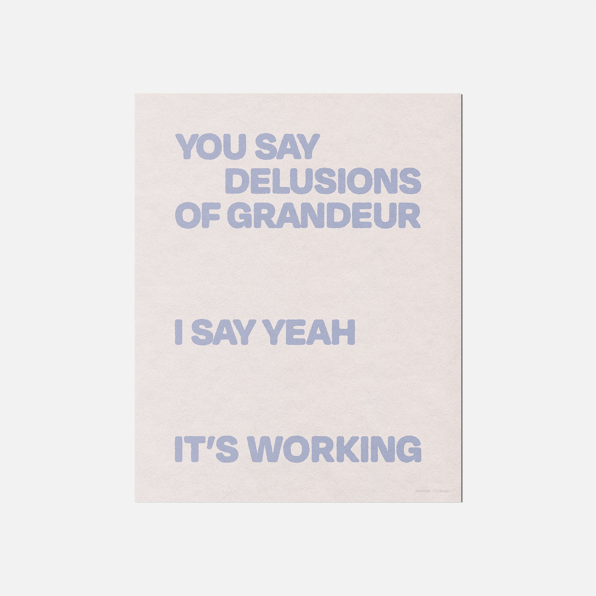 DELUSIONS PRINT