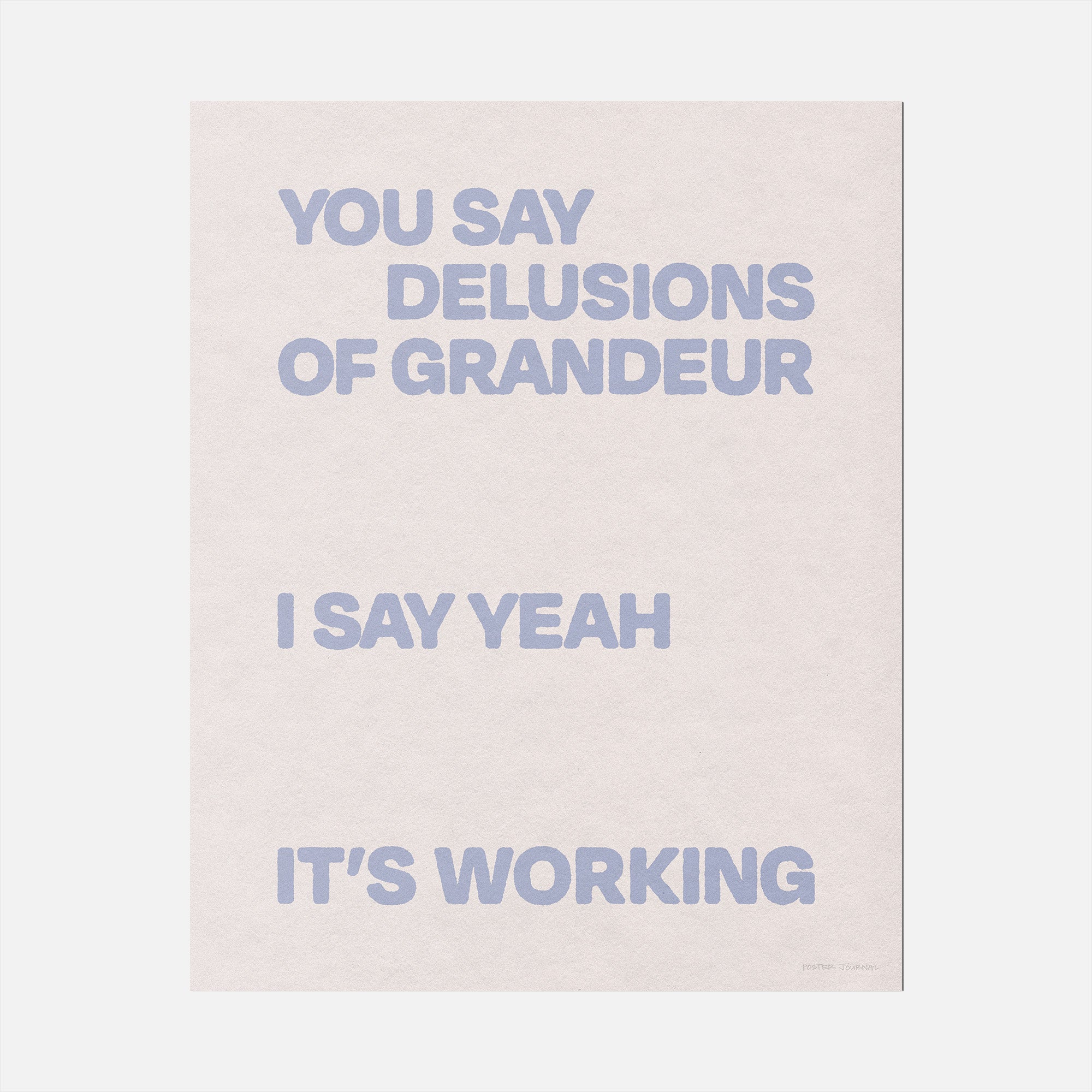 DELUSIONS PRINT