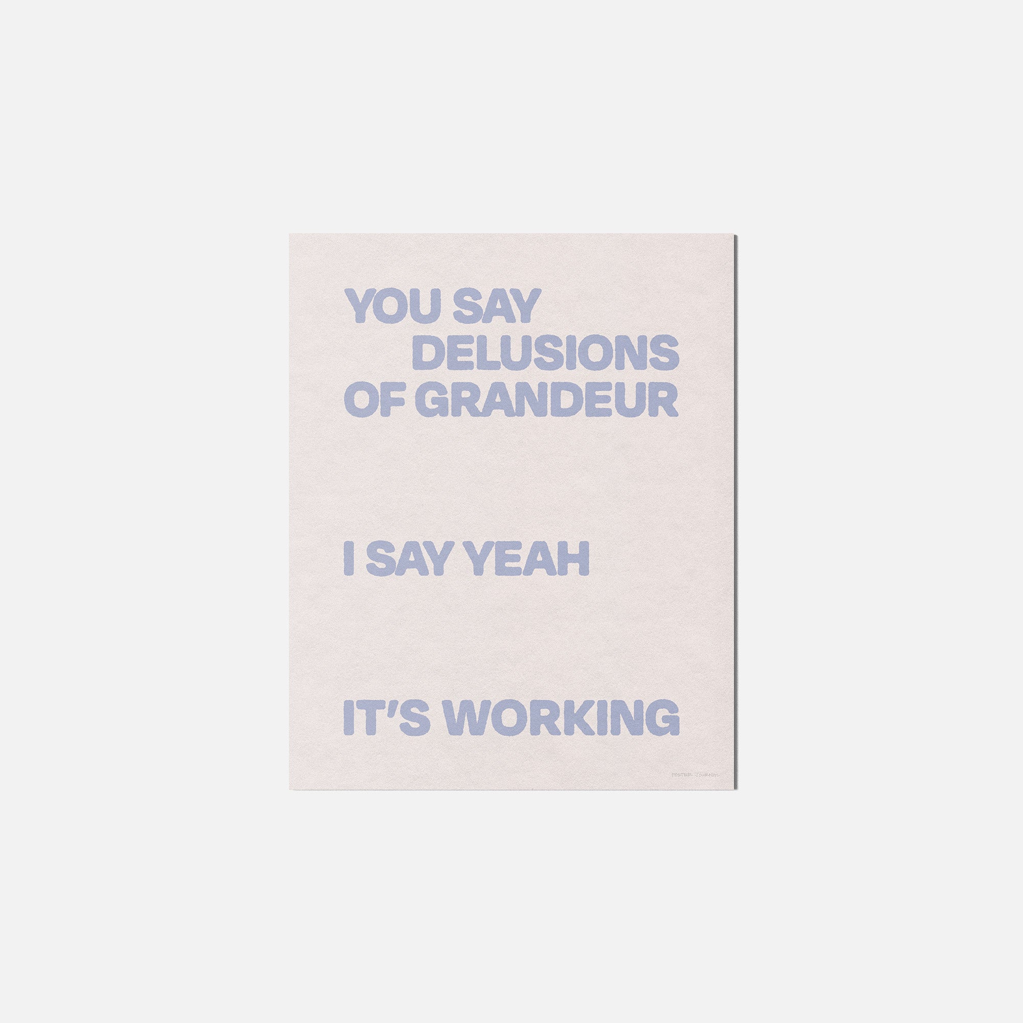 DELUSIONS PRINT